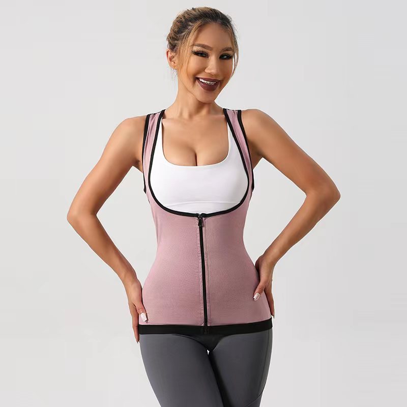 ContouraFit Neoprene Sculpt & Sweat Vest – Waist Trainer + Body Shaper Tank for Women
